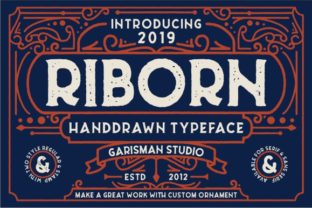 A Designer's Take on the Riborn Family Display Font
