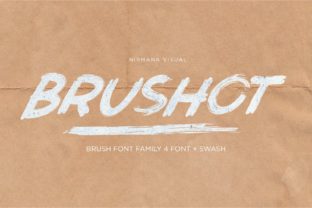 A Review of Brushot Family for Editorial Design