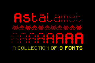 Astalamet Family: A Display Font for Bold Visual Personality