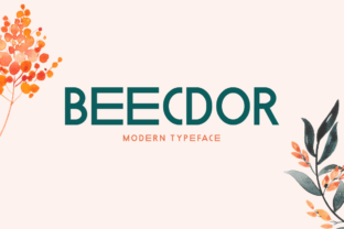 Beecdor: A Modern Display Font for Creative Digital Design