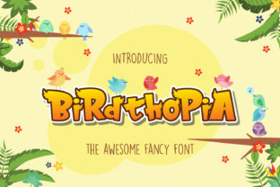 Birdthopia: A Playful Font That Draws the Eye Online