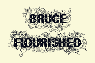 Bruce Flourished: A Display Font for Distinctive Branding