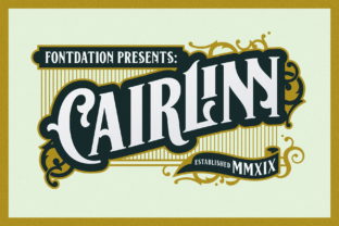 Cairlinn: A Vintage Serif Font That Builds Brand Character