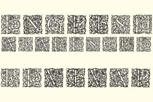 English Arabesque Revival 1900: A Display Font Built for Campaigns