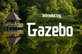 Gazebo: A Display Font with Handmade Appeal