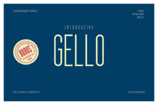Gello: The Sleek and Versatile Font for Modern Crafters