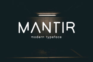 Mantir: The Modern Display Font for Digital Creators