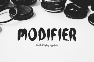 Modifier: A Brush Font That Gives Editorial Content a Handmade Touch