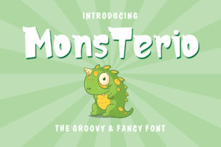 MonsTerio: A Display Font for Bold, Cartoon-Inspired Digital Brands