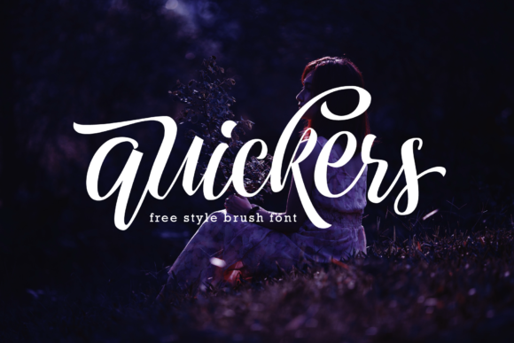 Quickers: A Solid Brush Font for Handcrafted Brand Personality