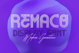 Remaco: The Geometric Font for Consistent and Modern Branding