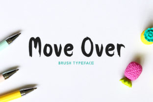 The Move Over Font: A Practical Display Typeface for Creative Branding