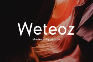Weteoz: A Modern Font Built for Digital Impact